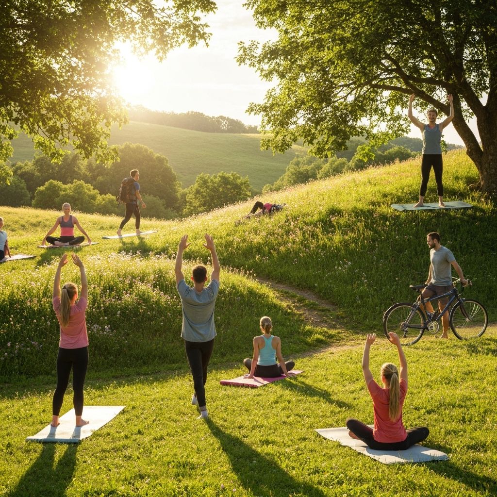 Active lifestyle scene